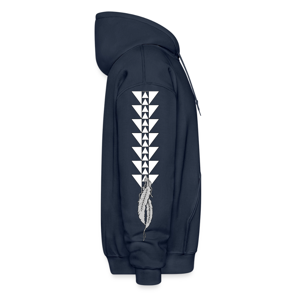 Straight Outta Ke’nek Heavy Blend Adult Hoodie - navy