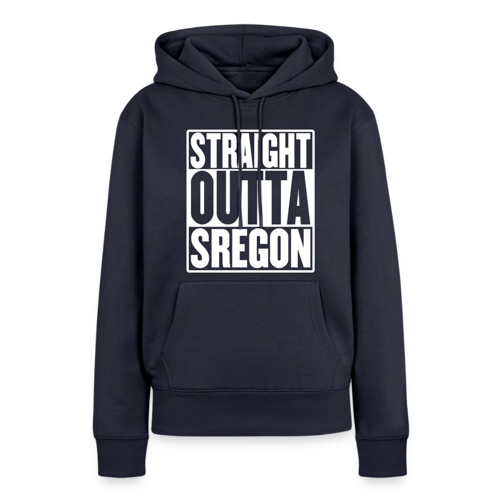 Straight Outta Sregon Women’s Premium Hoodie - navy
