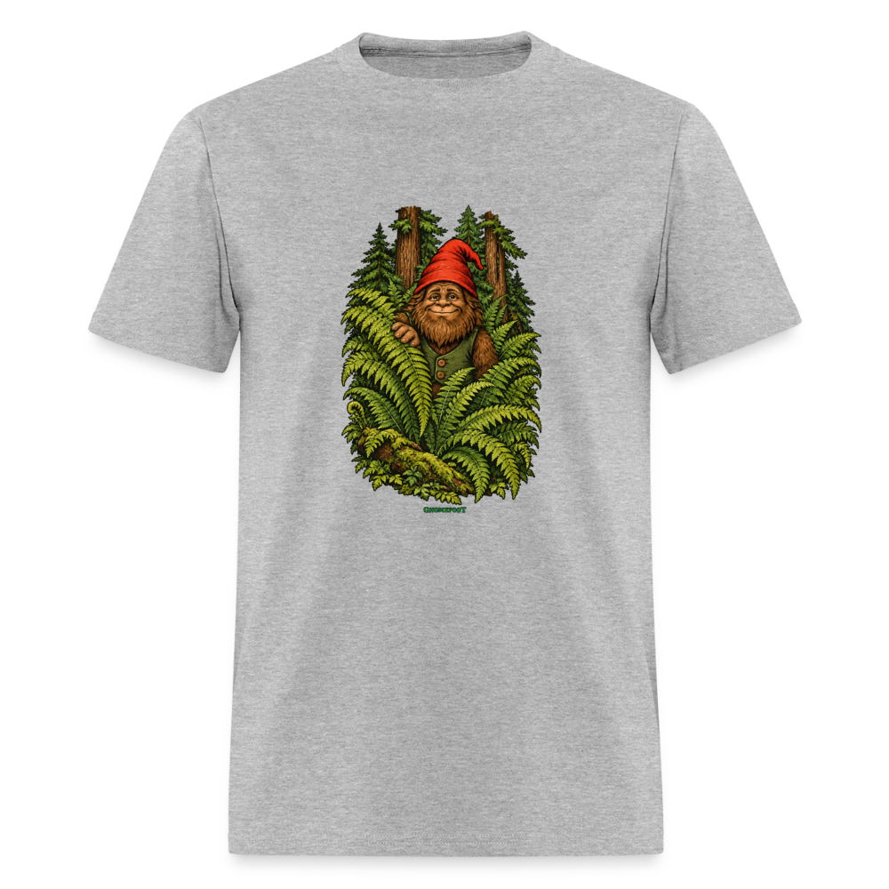 Gnomefoot in Ferns Men's T-Shirt - heather gray