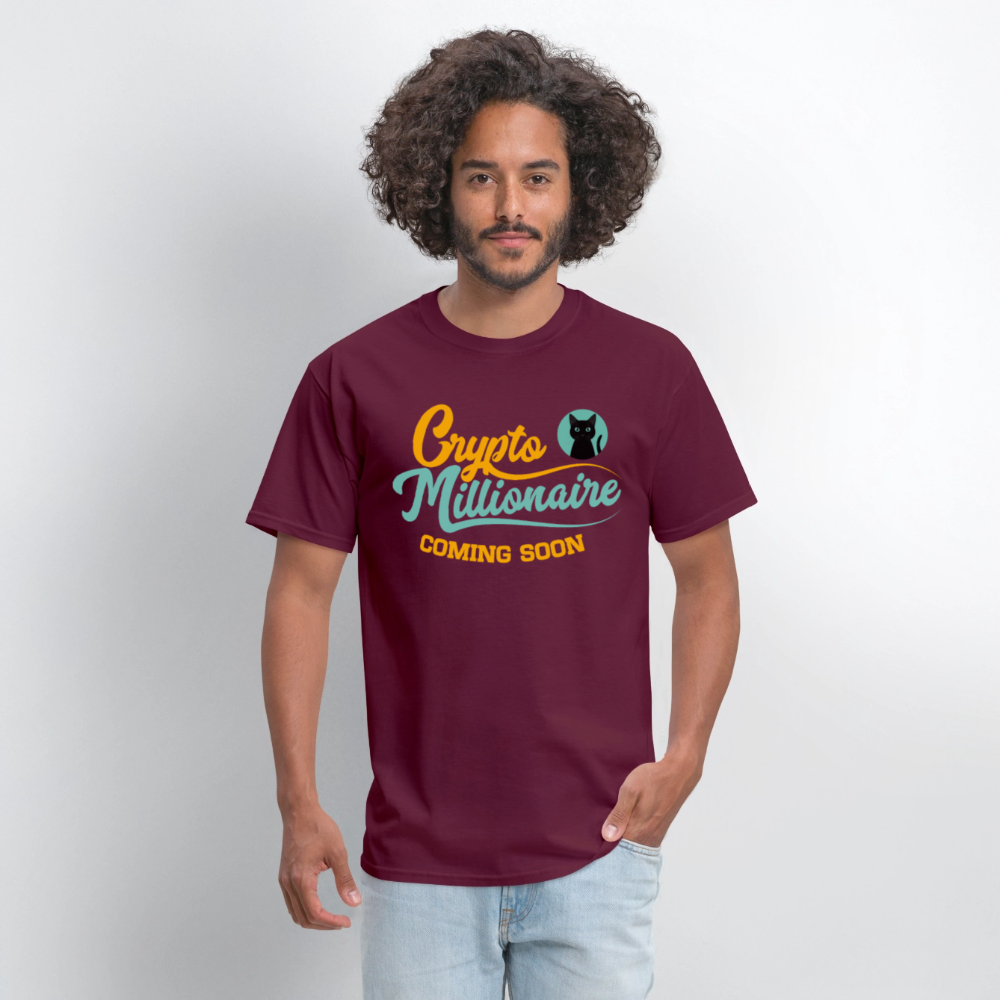 Crypto Millionaire Coming Soon Nacho - burgundy