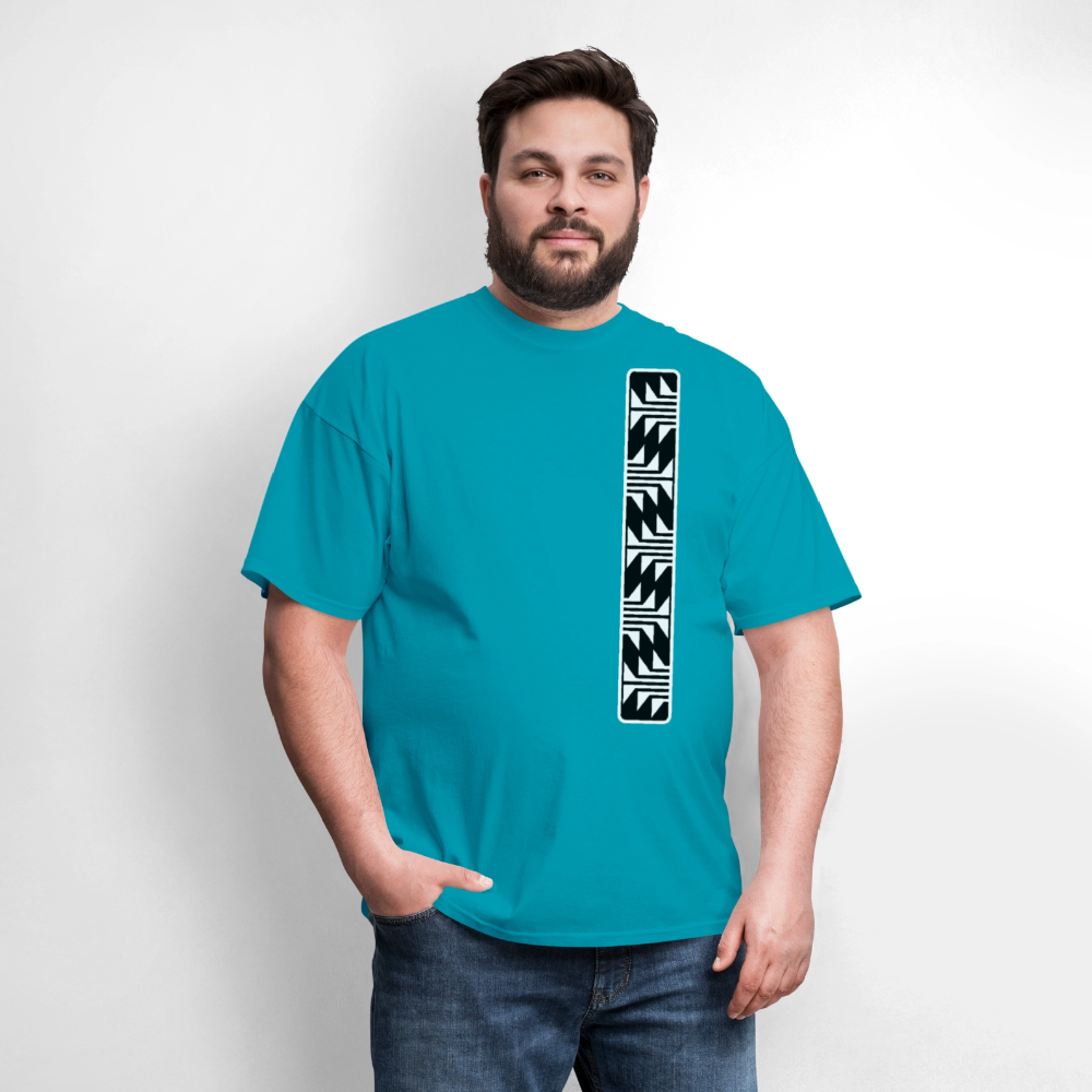Frog Foot Panel Unisex T-shirt - turquoise