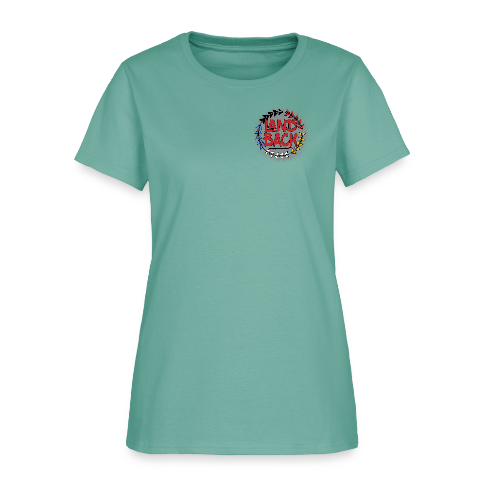 Land Back Women's T-Shirt - aquatic