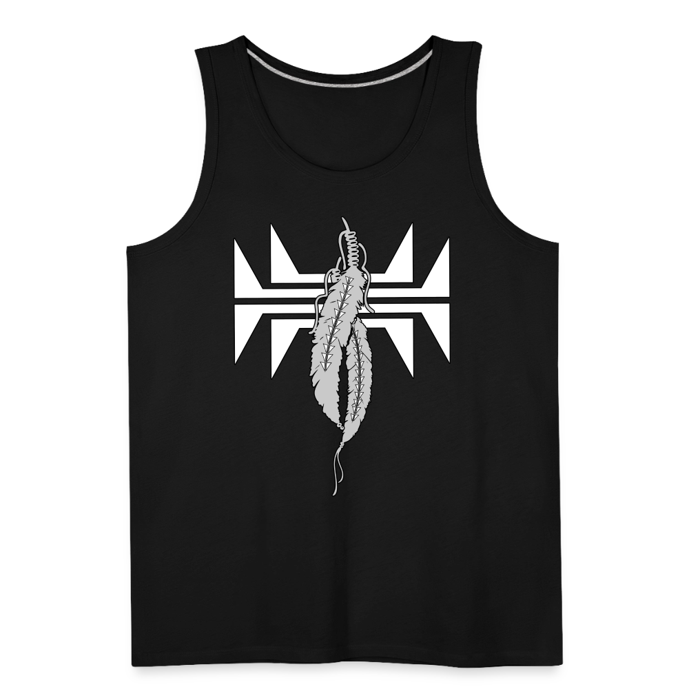 Frog Feathers Men’s Premium Tank - black