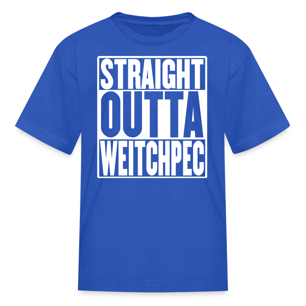 Straight Outta Weitchpec Toddler T-Shirt - royal blue