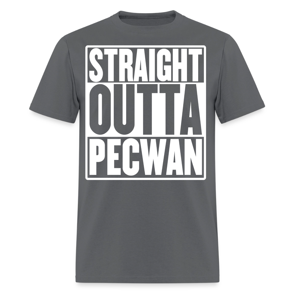 Straight Outta Pecwan Men's T-Shirt - charcoal