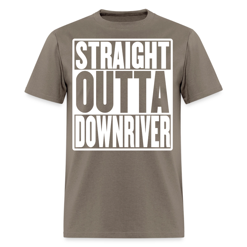Straight Outta Downriver T-Shirt - safari