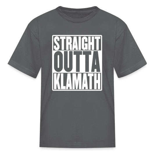 Straight Outta Klamath Kids' T-Shirt - charcoal