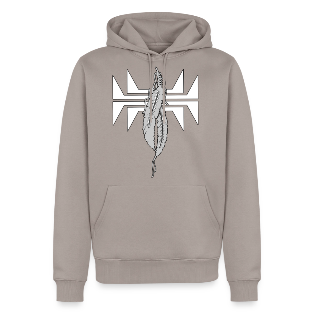 Sturgeon Feathers Men’s Premium Hoodie - taupe