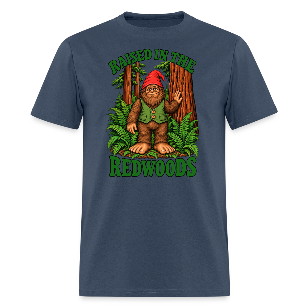 Gnomefoot Raised in the Redwoods Men's T-Shirt -  blue dusk