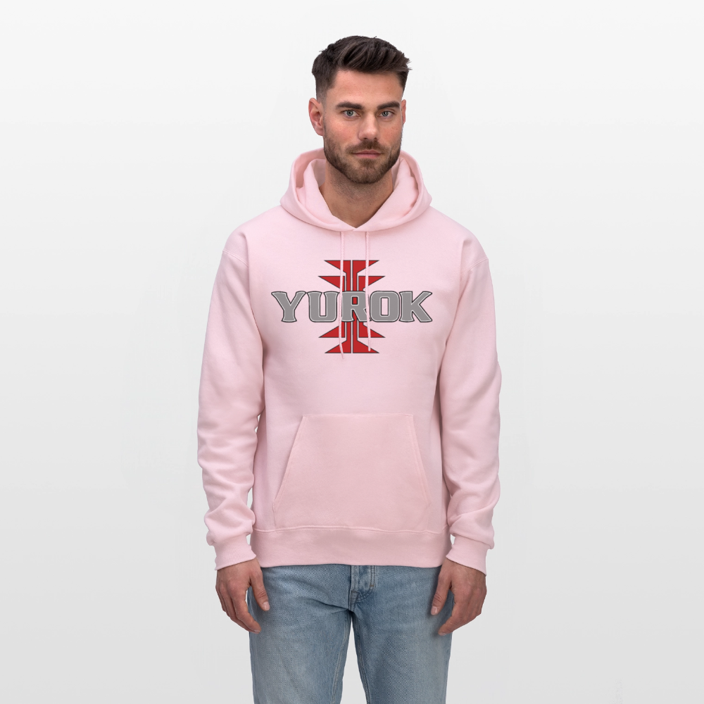 Yurok Frog Foot Men's Hoodie - pale pink
