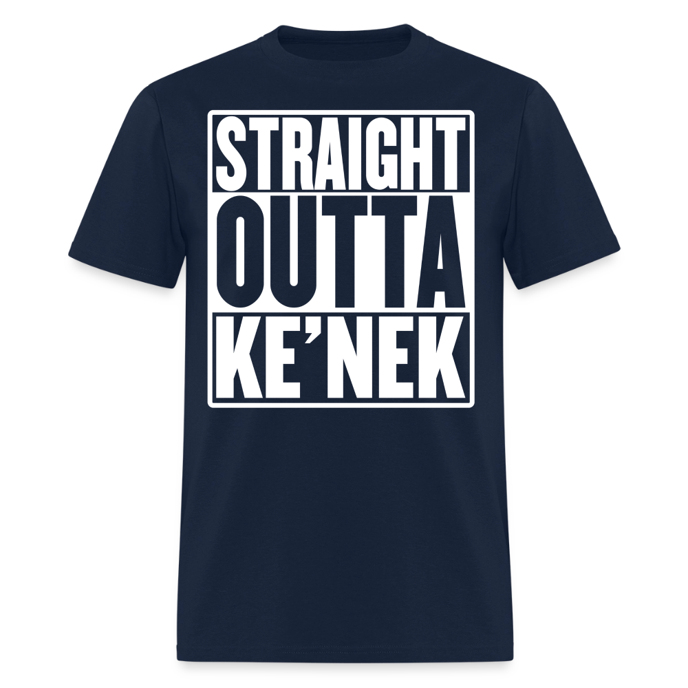 Straight Outta Ke’nek Classic T-Shirt - navy