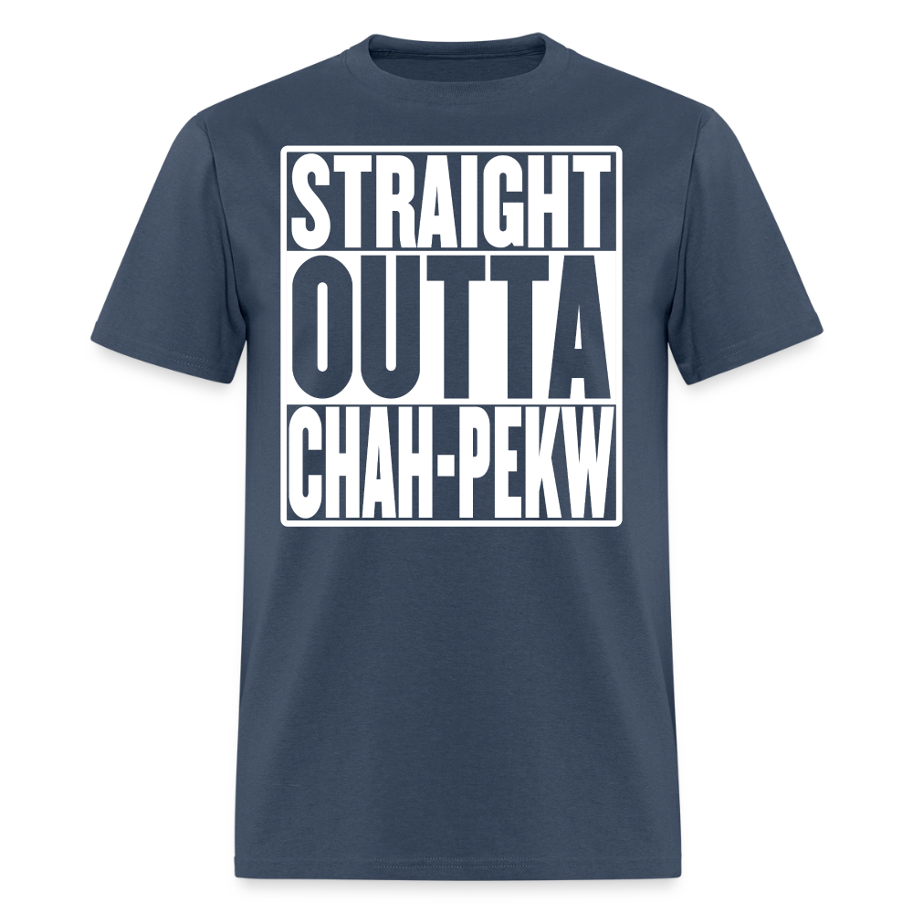 Straight Outta Chah-Pekw Men's T-Shirt -  blue dusk