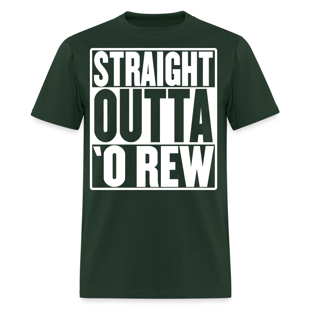 Straight Outta ‘O Rew Men's T-Shirt - forest green