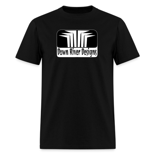 Down River Designs Men's T-Shirt - black