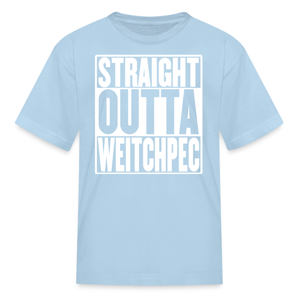Straight Outta Weitchpec Toddler T-Shirt - powder blue