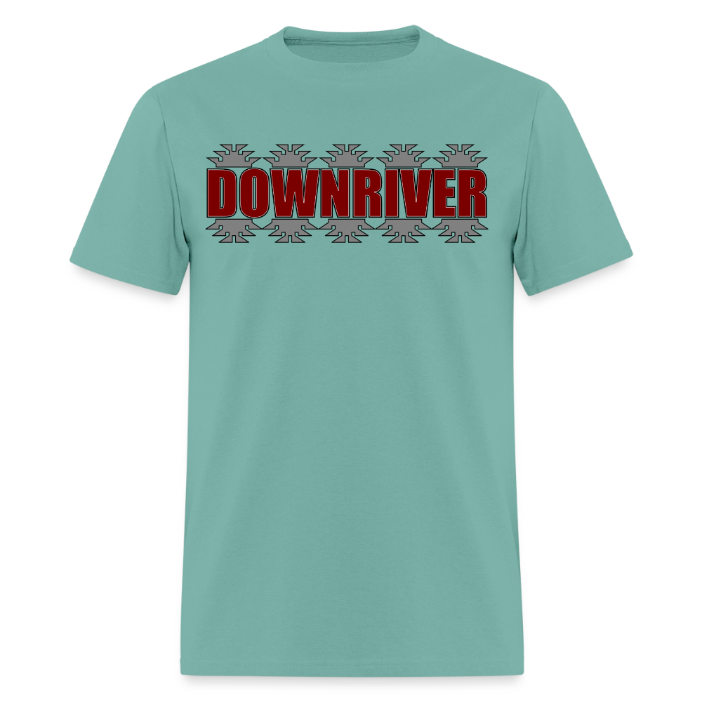 Downriver Frogs Foot Men's T-Shirt - aquatic