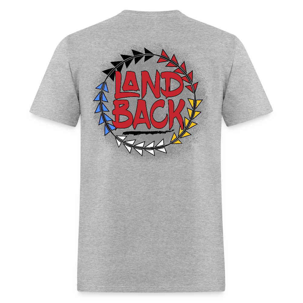 Land Back T-Shirt - heather gray