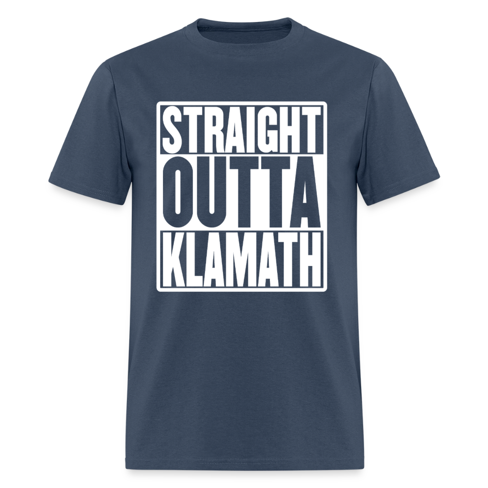 Straight Outta Klamath Men's T-Shirt -  blue dusk