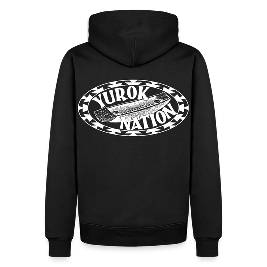 Yurok Nation Canoe Men’s Premium Hoodie - black