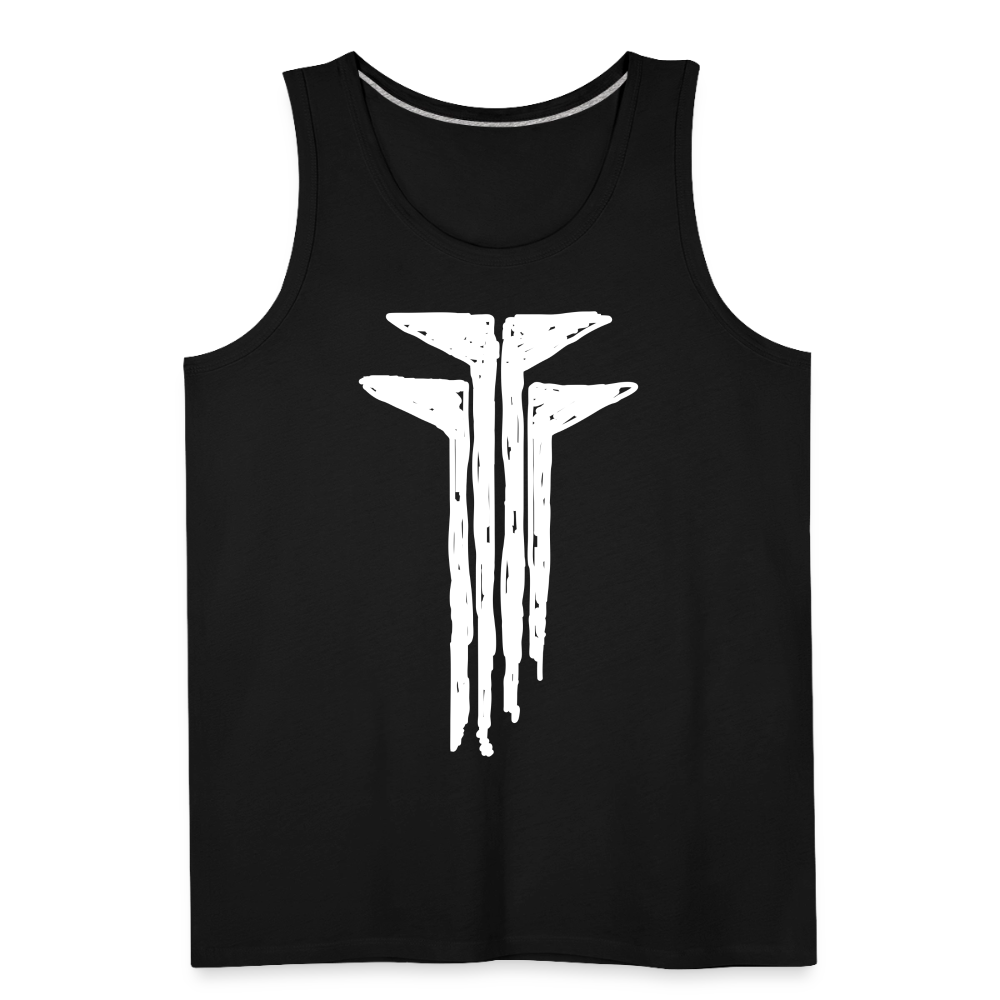 Frogs Scribble Men’s Premium Tank - black