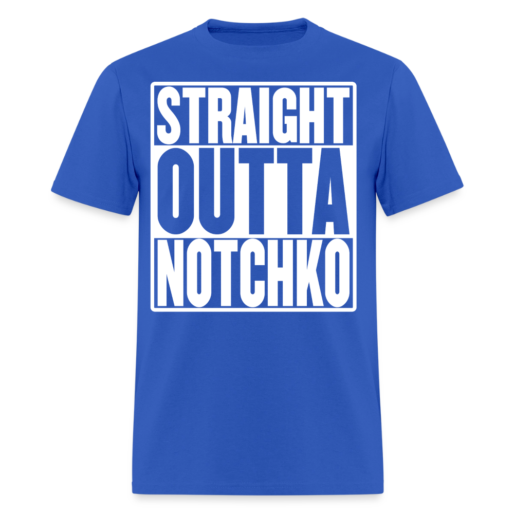 Straight Outta Notchko Men's T-Shirt - royal blue