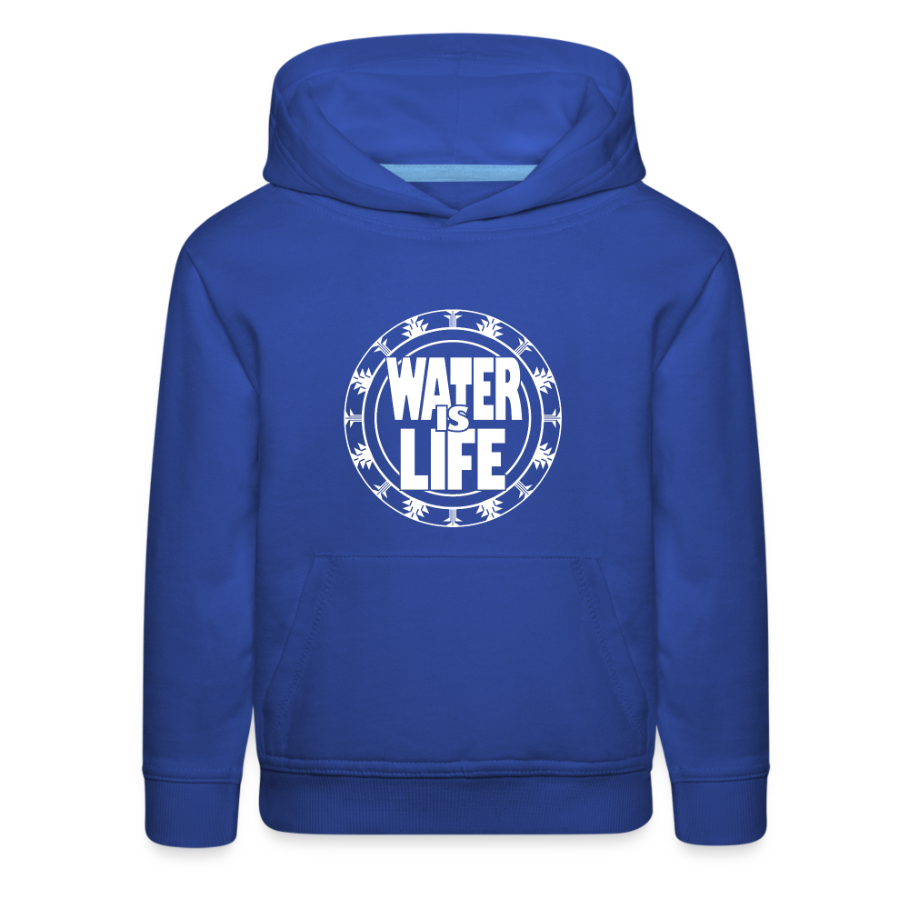 Water Is Life Kids‘ Premium Hoodie - royal blue