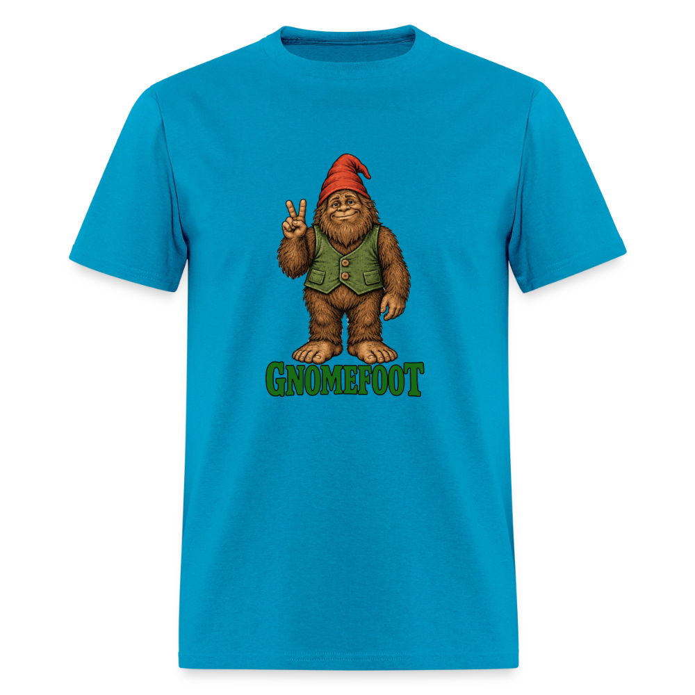 Gnomefoot. Men's T-Shirt - turquoise