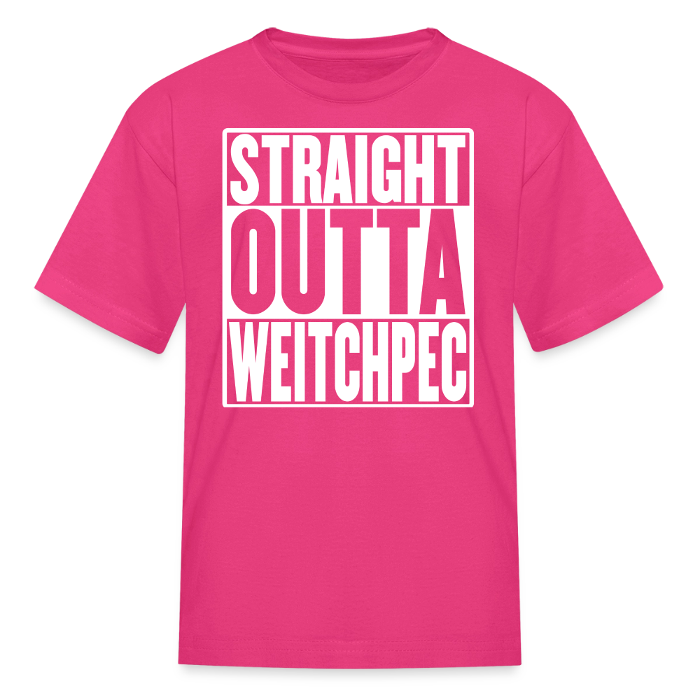 Straight Outta Weitchpec Toddler T-Shirt - fuchsia