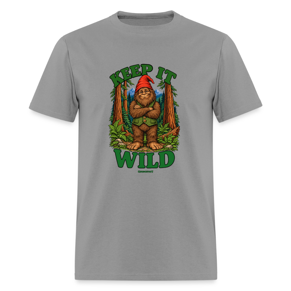Keep It Wild Gnomefoot Men's T-Shirt - rock