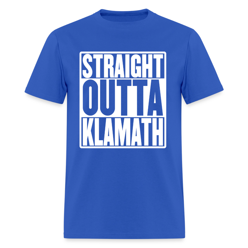 Straight Outta Klamath Men's T-Shirt - royal blue