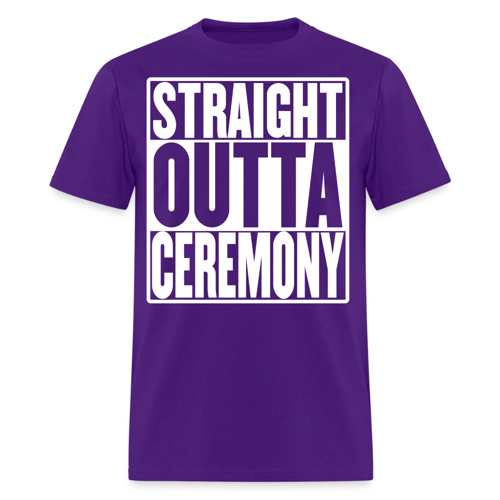 Straight Outta Ceremony Men's T-Shirt - purple