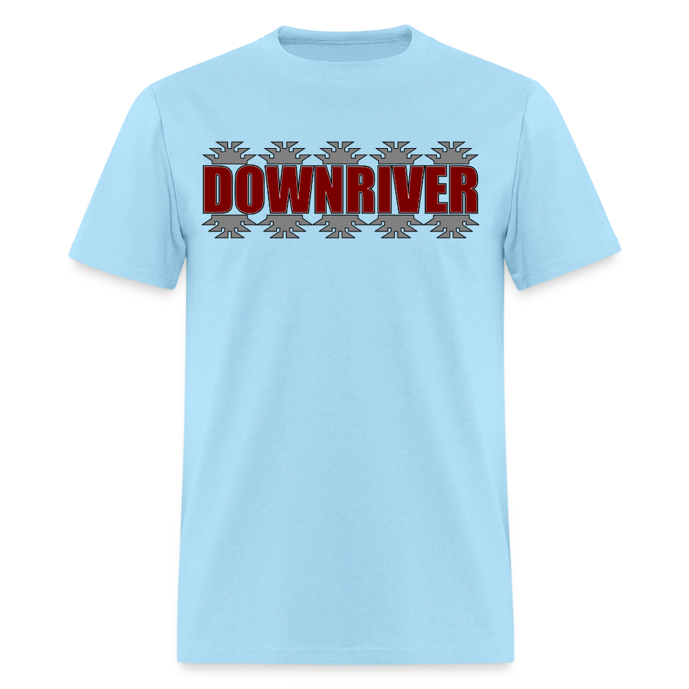 Downriver Frogs Foot Men's T-Shirt - powder blue