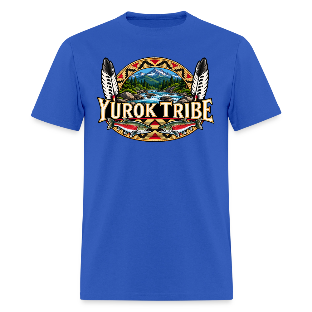 Yurok Tribe Salmon Men's T-Shirt - royal blue