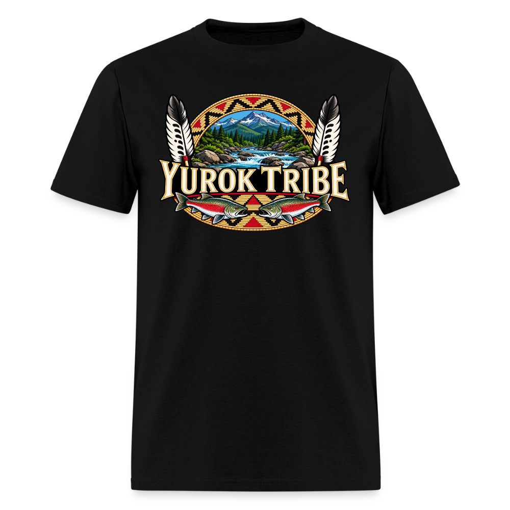 Yurok Tribe Salmon Men's T-Shirt - black