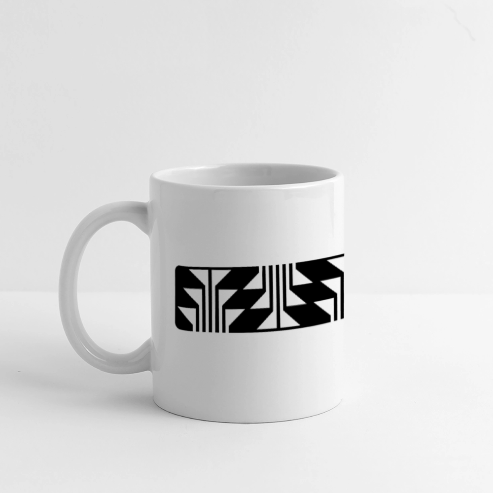 Frog Foot Panel Panoramic Mug - white