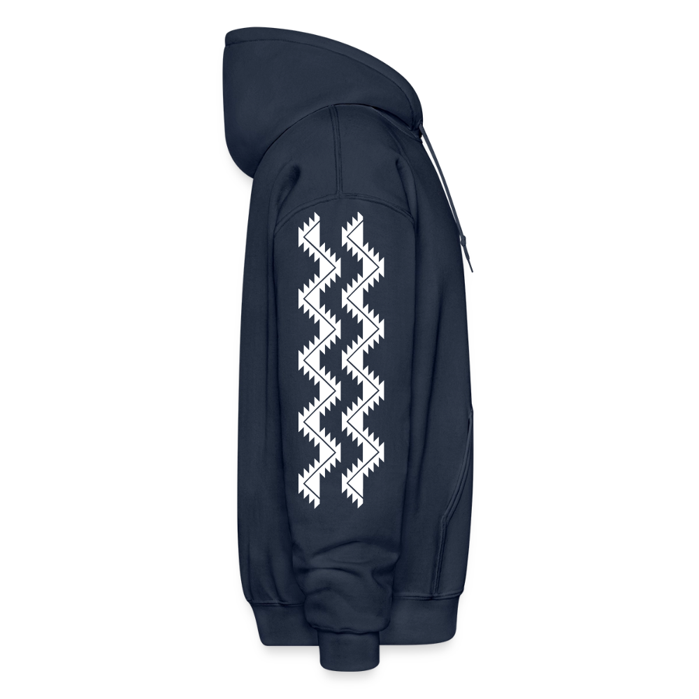 Straight Outta Downriver Adult Hoodie - navy