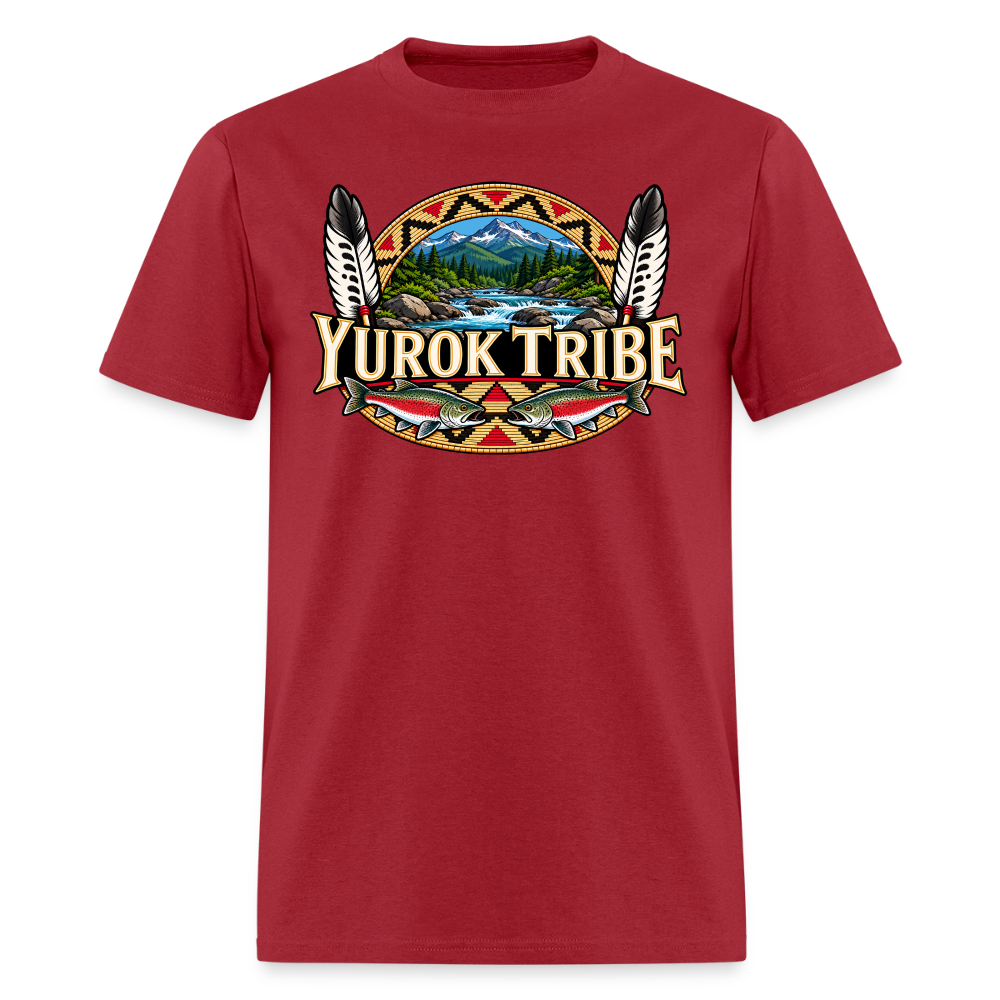 Yurok Tribe Salmon Men's T-Shirt - true red