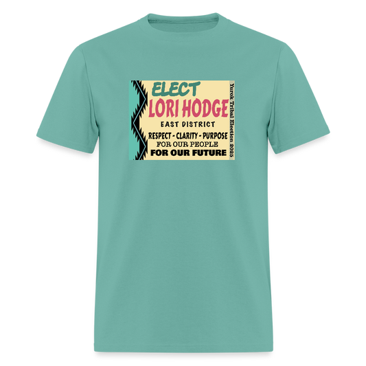 Hodge Campaign Shirts - aquatic