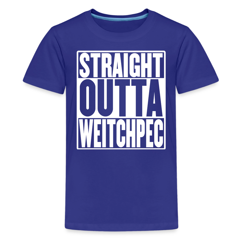 Straight Outta Weitchpec Kids' Premium T-Shirt - royal blue
