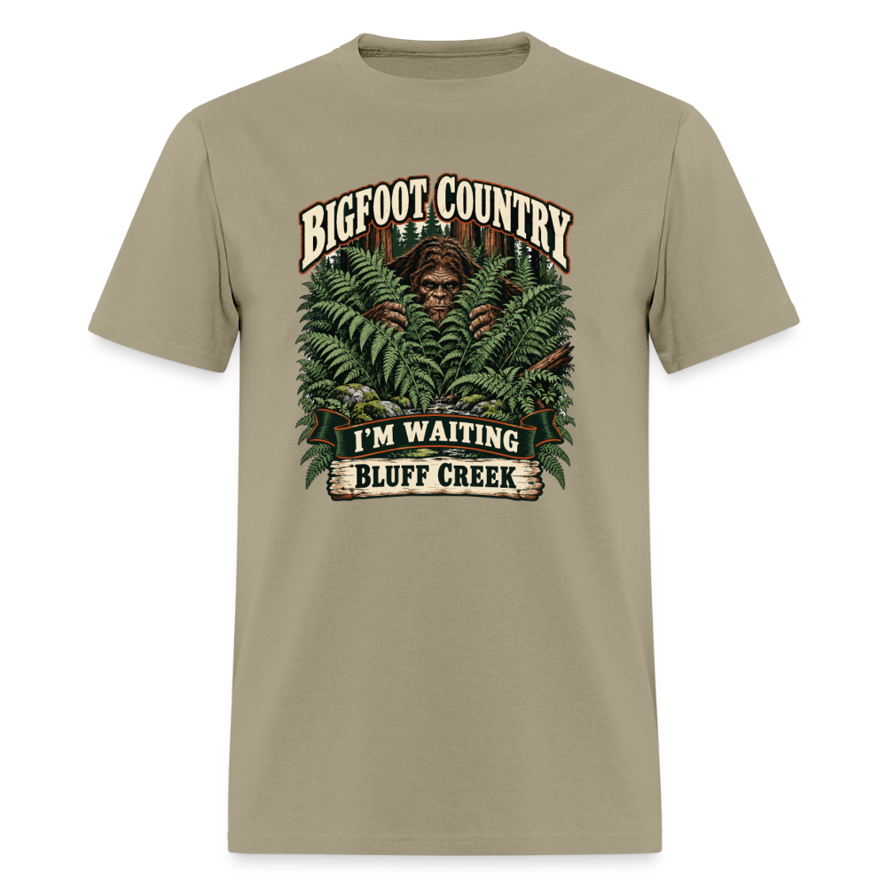Bigfoot Country Waiting Bluff Creek - khaki