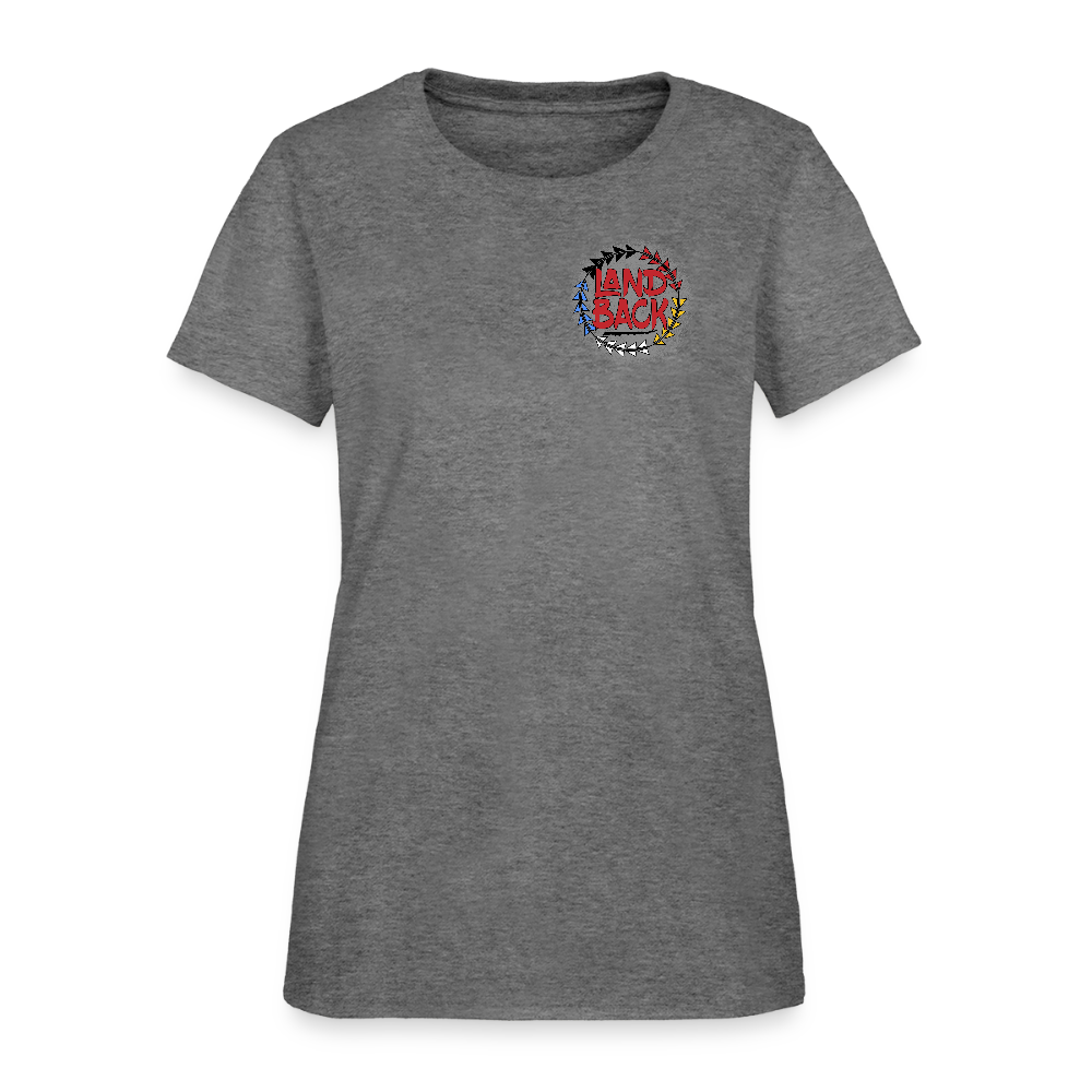 Land Back Women's T-Shirt - graphite heather