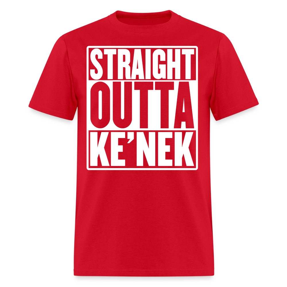 Straight Outta Ke’nek Classic T-Shirt - red