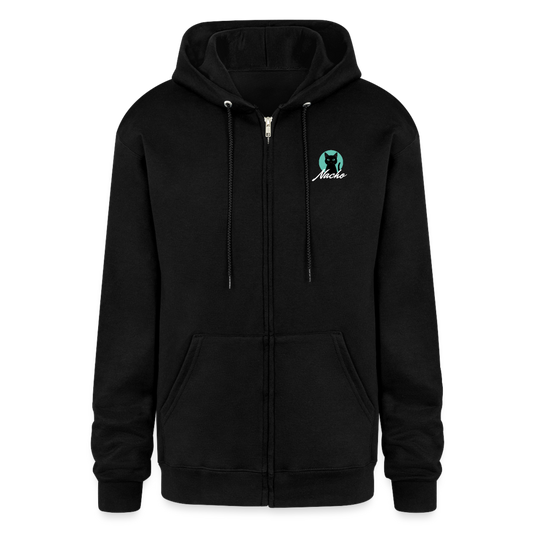 Nacho Champion Unisex Full Zip Hoodie - black