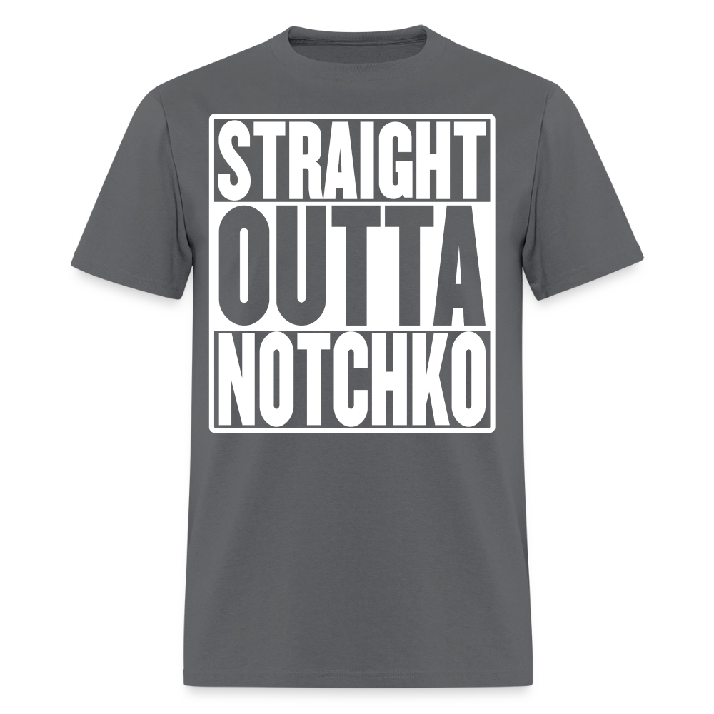 Straight Outta Notchko Men's T-Shirt - charcoal