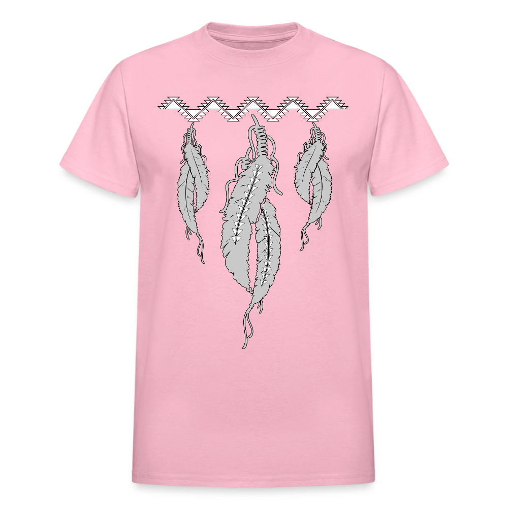Sturgeon Feathers w Swallow Tail Ultra Cotton Adult T-Shirt - light pink