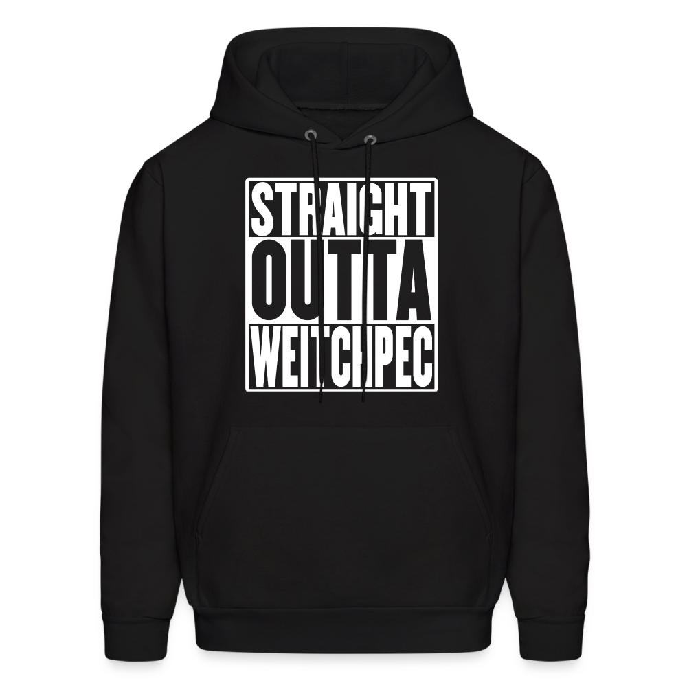 Straight Outta Weitchpec Heavy Blend Adult Hoodie - black