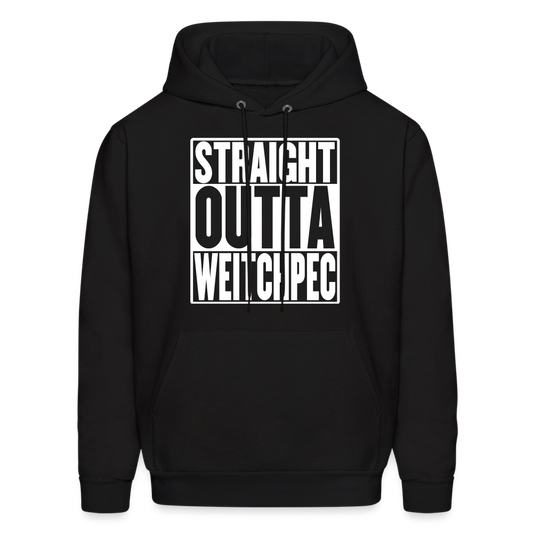 Straight Outta Weitchpec Heavy Blend Adult Hoodie - black