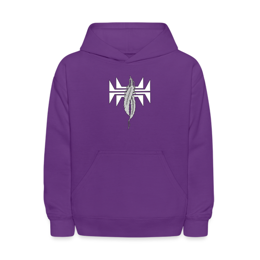 Sturgeon Feathers Kids' Hoodie - purple