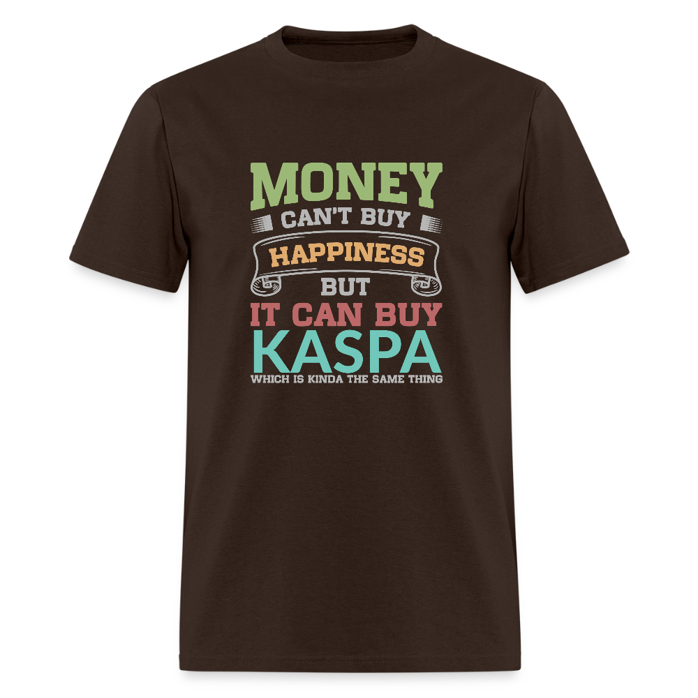 Money Can’t Buy Happiness Kaspa Shirt - brown