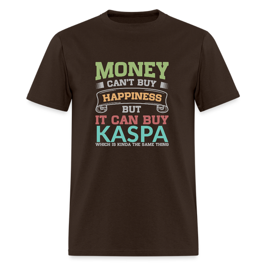 Money Can’t Buy Happiness Kaspa Shirt - brown
